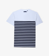 T-shirt rayé ecru - IZAC