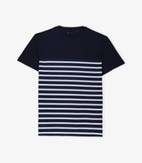 T-shirt rayé marine - IZAC