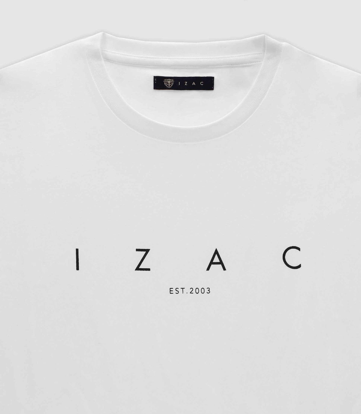 T-shirt avec écriture blanc - IZAC
