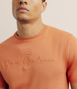 T-shirt manches courtes orange foncé - IZAC