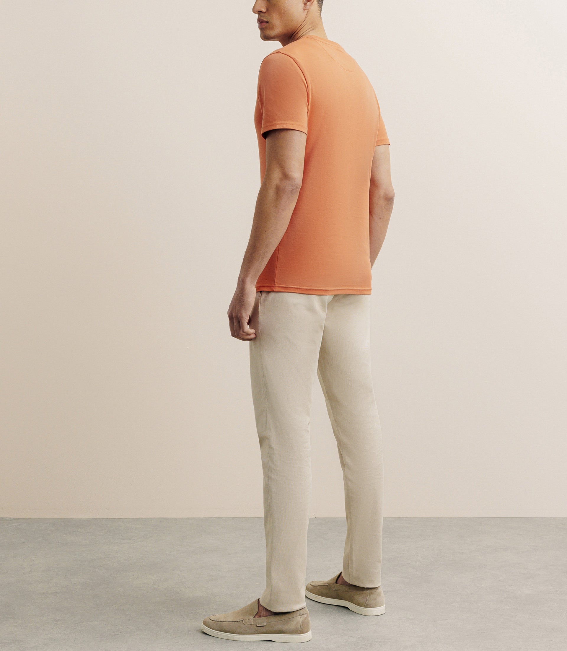 T-shirt manches courtes orange foncé - IZAC