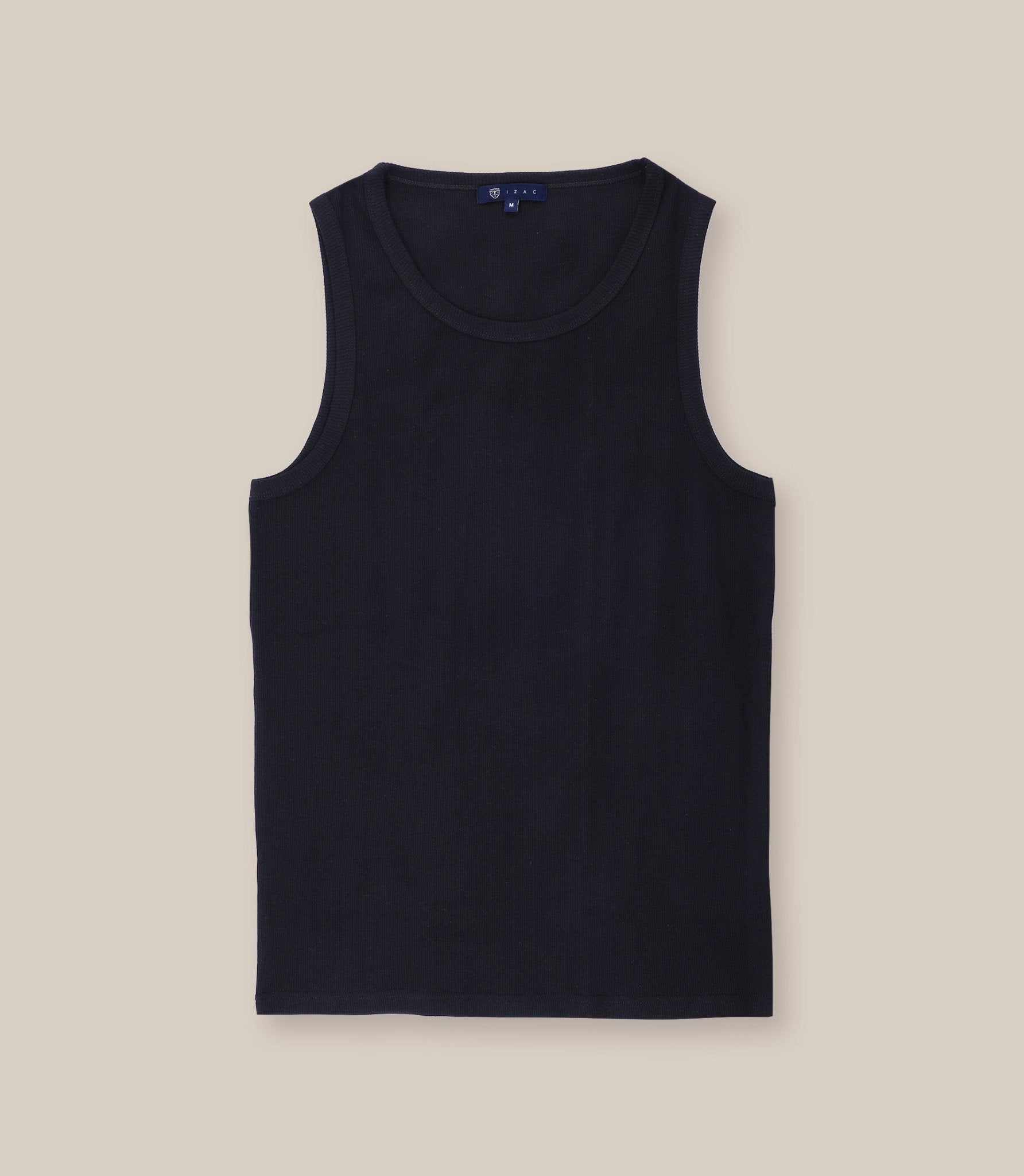 T-shirt col rond basique noir - IZAC