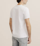 T-shirt col V blanc - IZAC