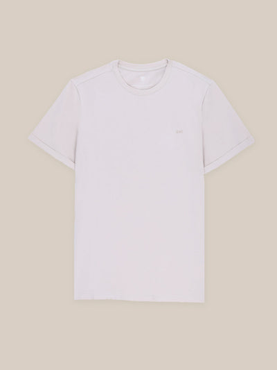 T-shirt col rond beige - IZAC