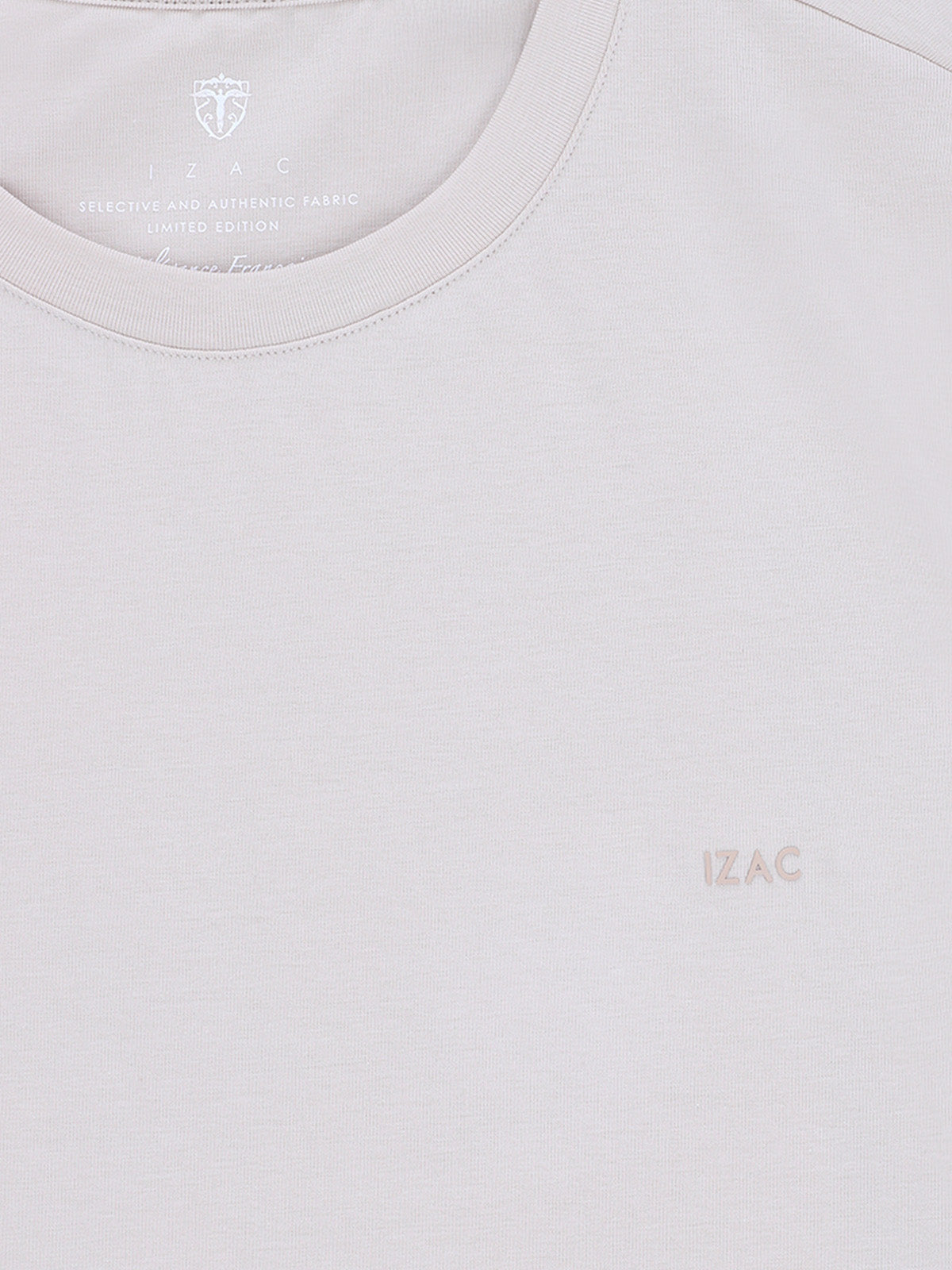 T-shirt col rond beige - IZAC