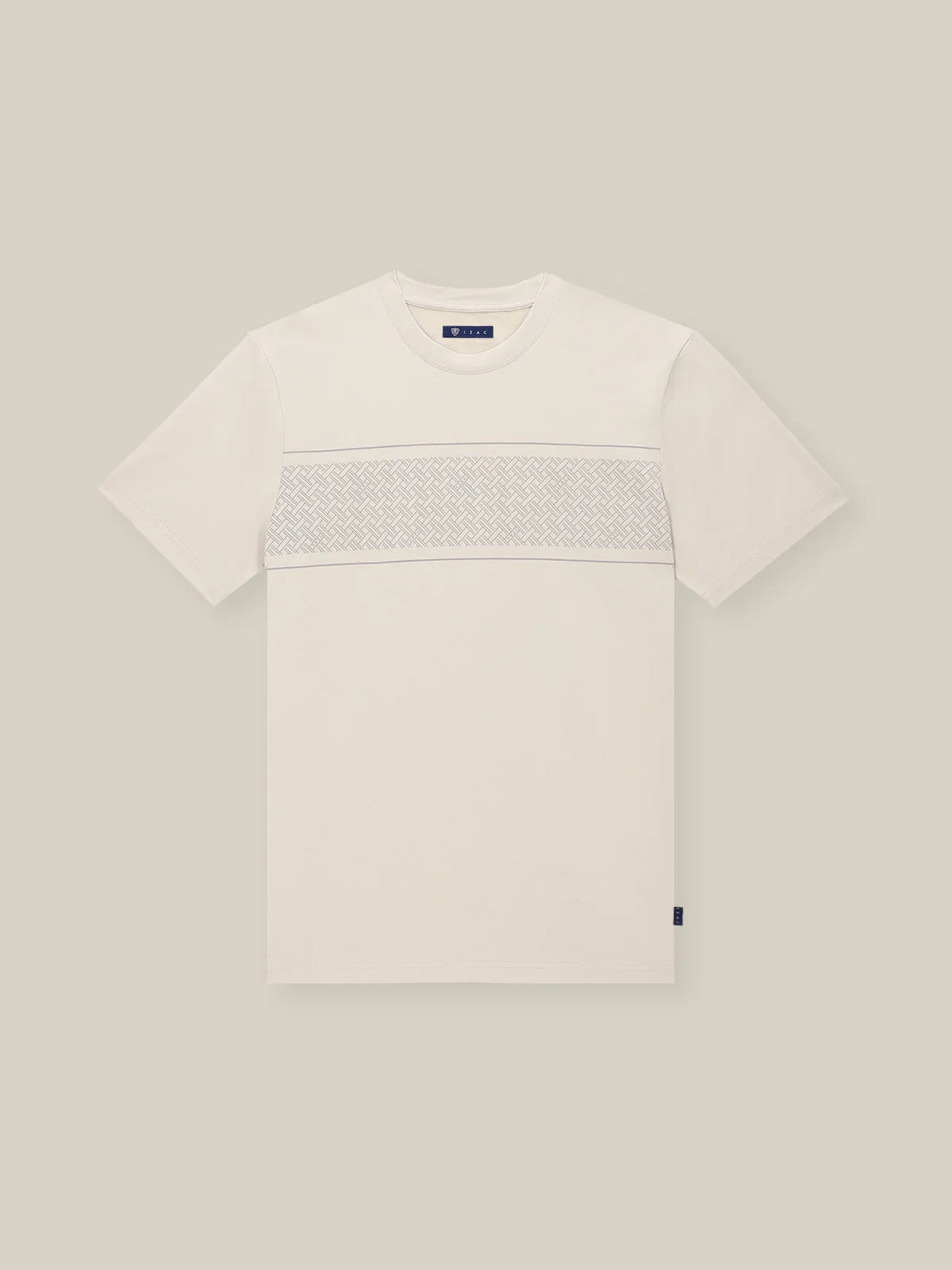 T-shirt à poche beige - IZAC