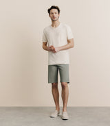 T-shirt col V 100% lin naturel - IZAC