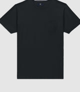 T-shirt col rond poche logo noir GABRIEL - IZAC