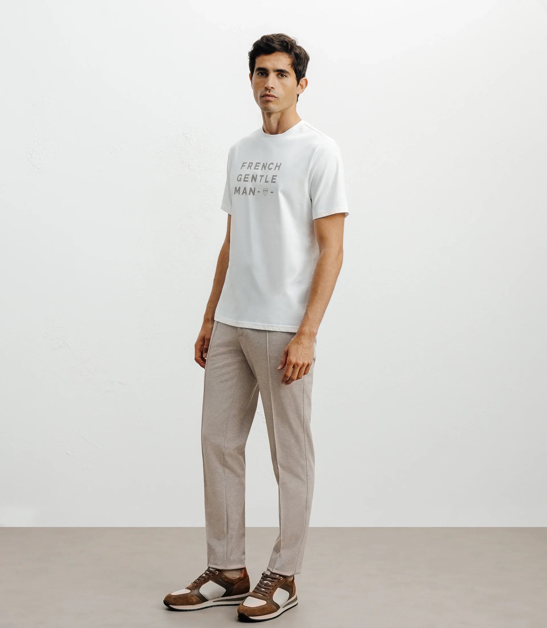 T-shirt print écru - IZAC