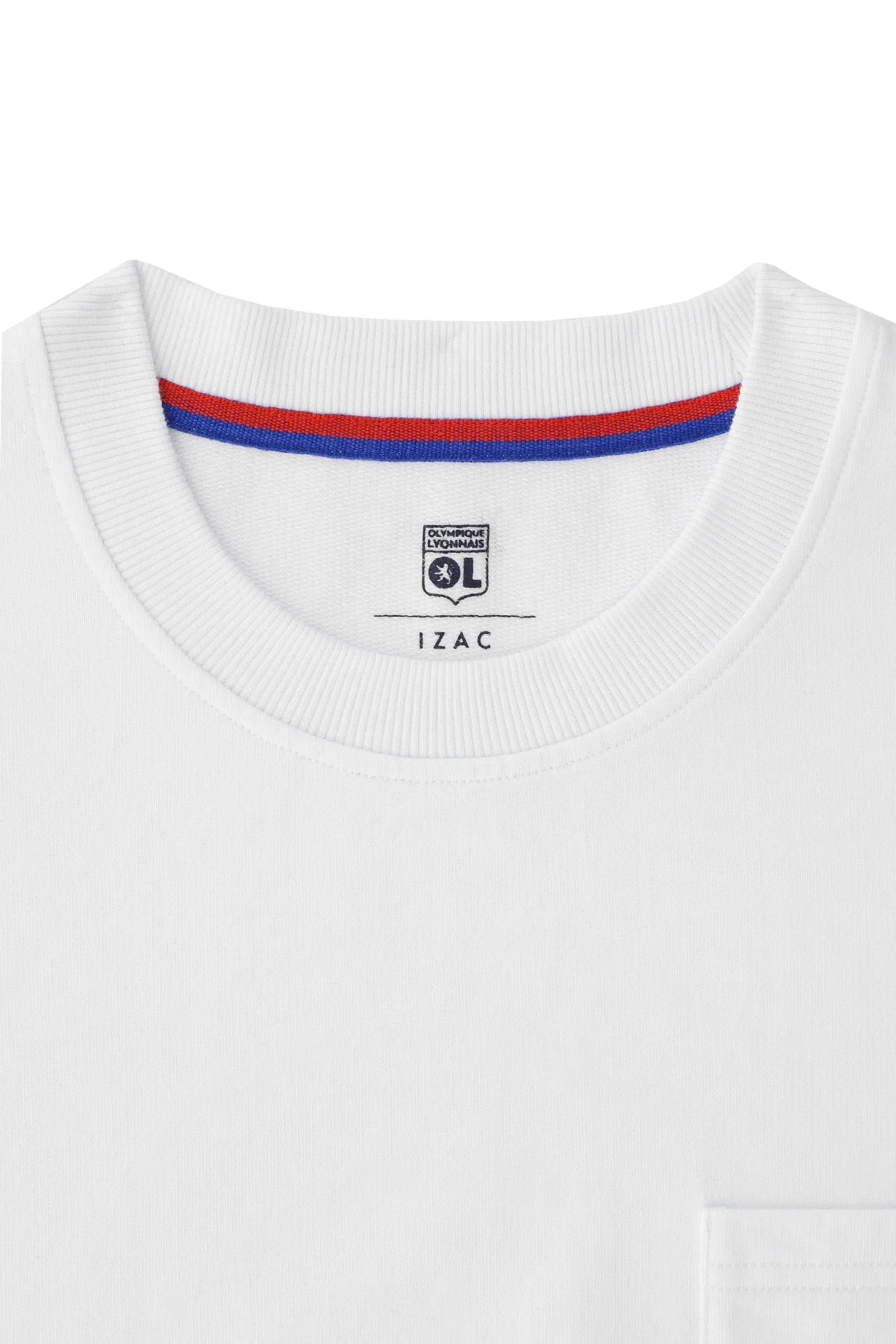 T-shirt col rond blanc - IZAC