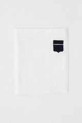 T-shirt col rond blanc - IZAC