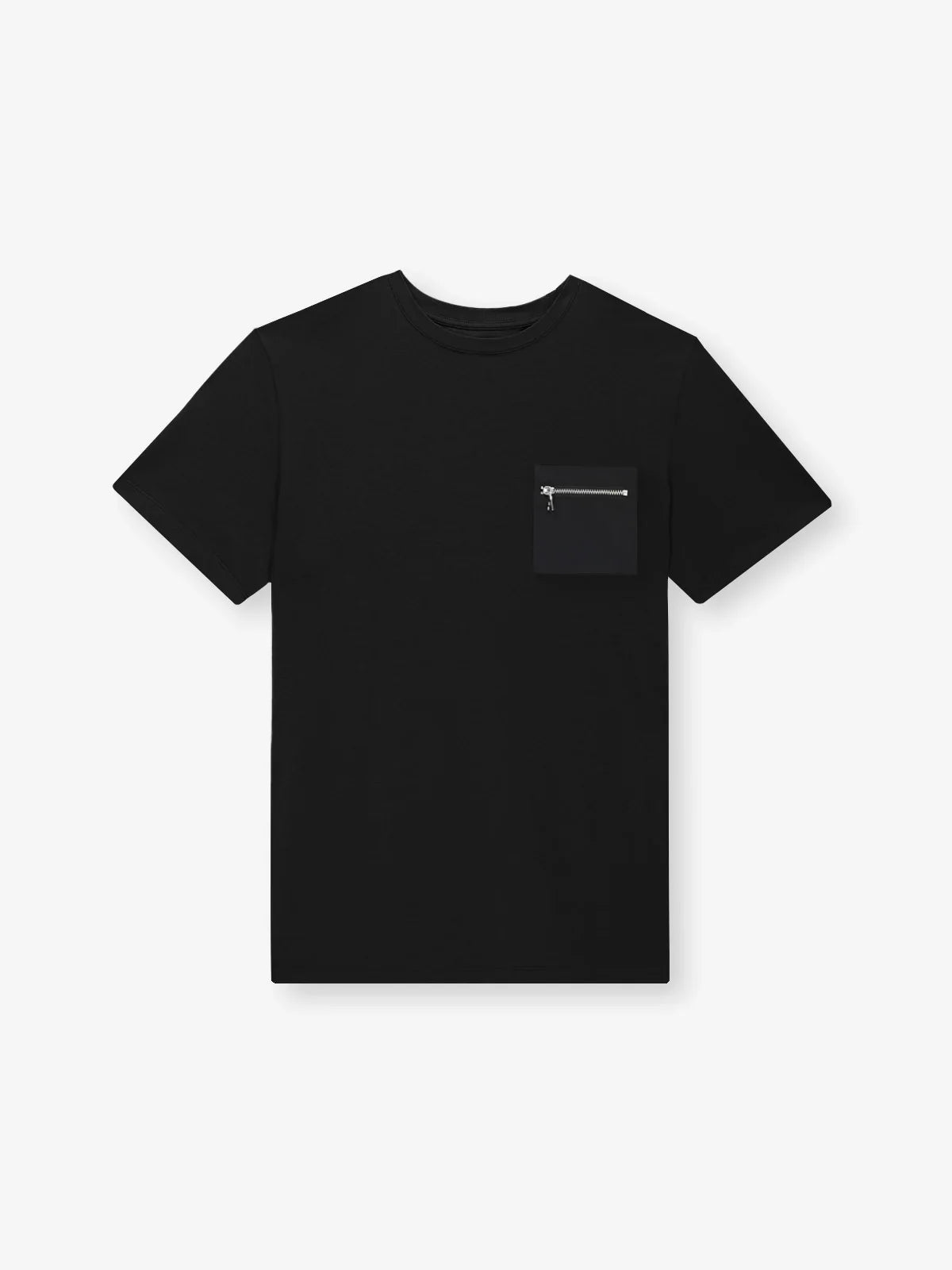 T-shirt col rond noir - IZAC