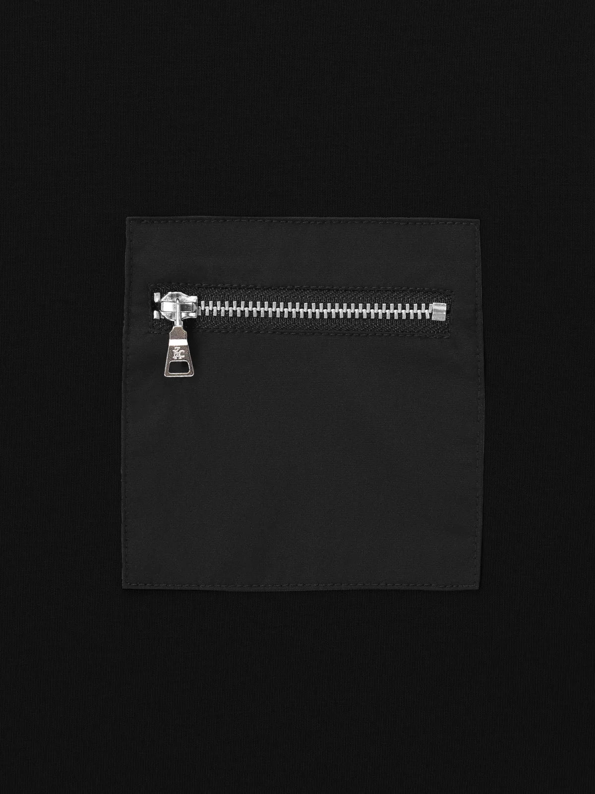 T-shirt col rond noir - IZAC