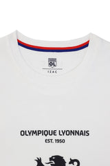 T-shirt print blanc - IZAC