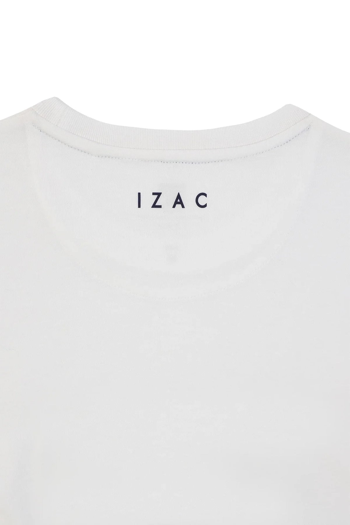 T-shirt print blanc - IZAC