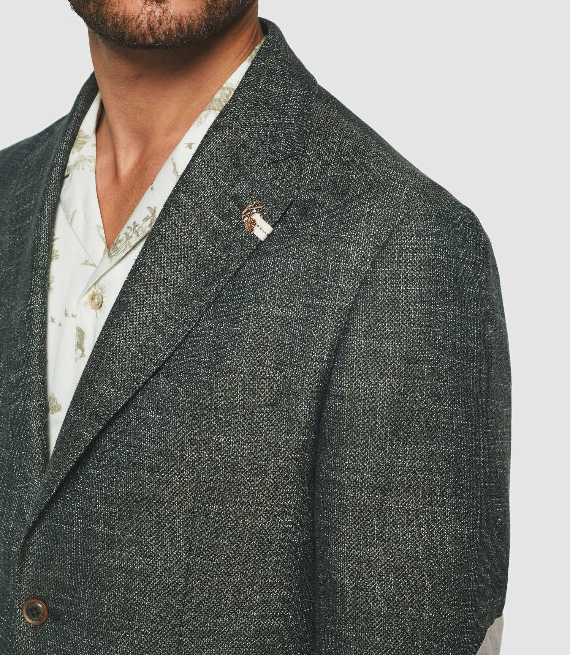 Veste casual kaki "Alchimie" - IZAC