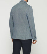 Veste casual 2 boutons bleu AERIEN - IZAC