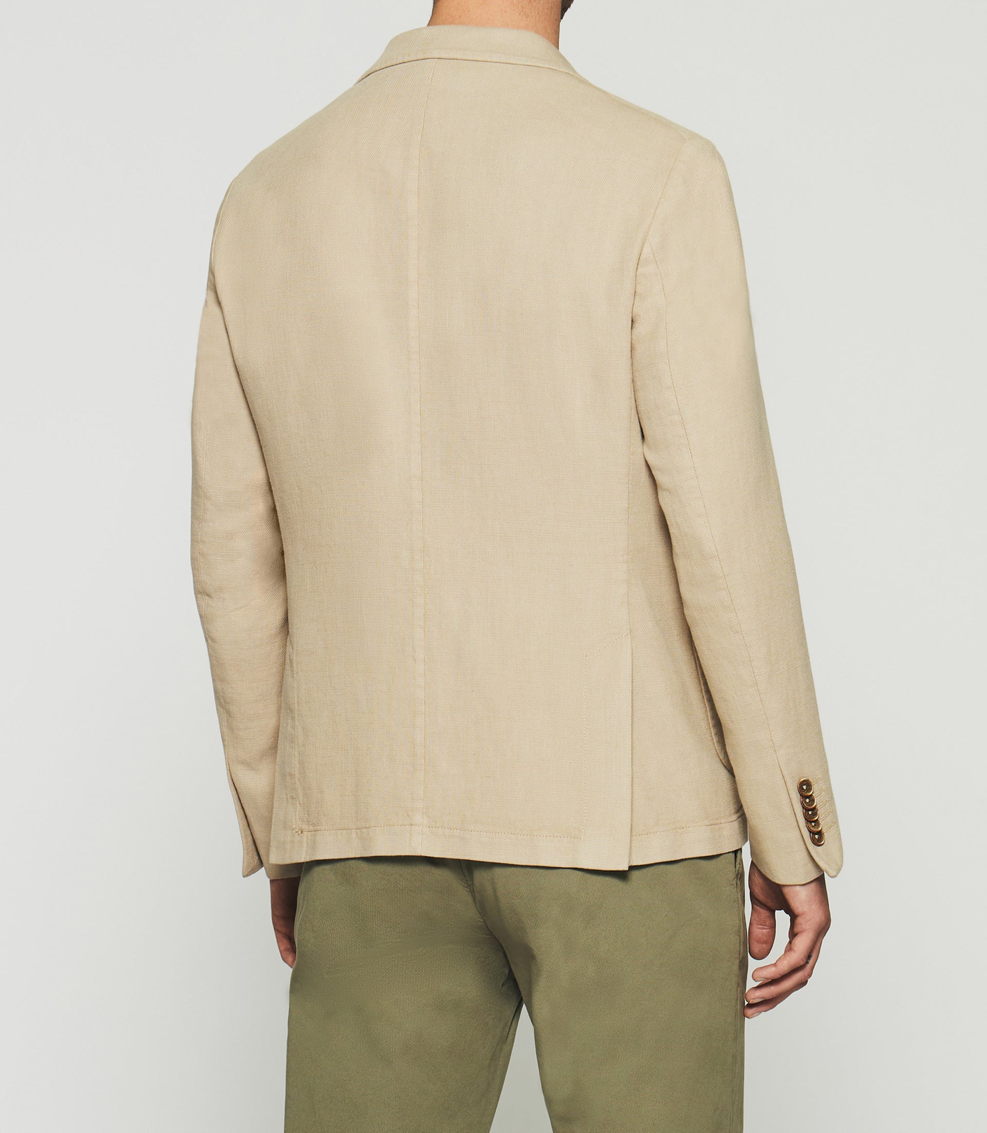 Veste en coton armuré beige ANDREAS - IZAC