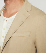 Veste en coton armuré beige ANDREAS - IZAC