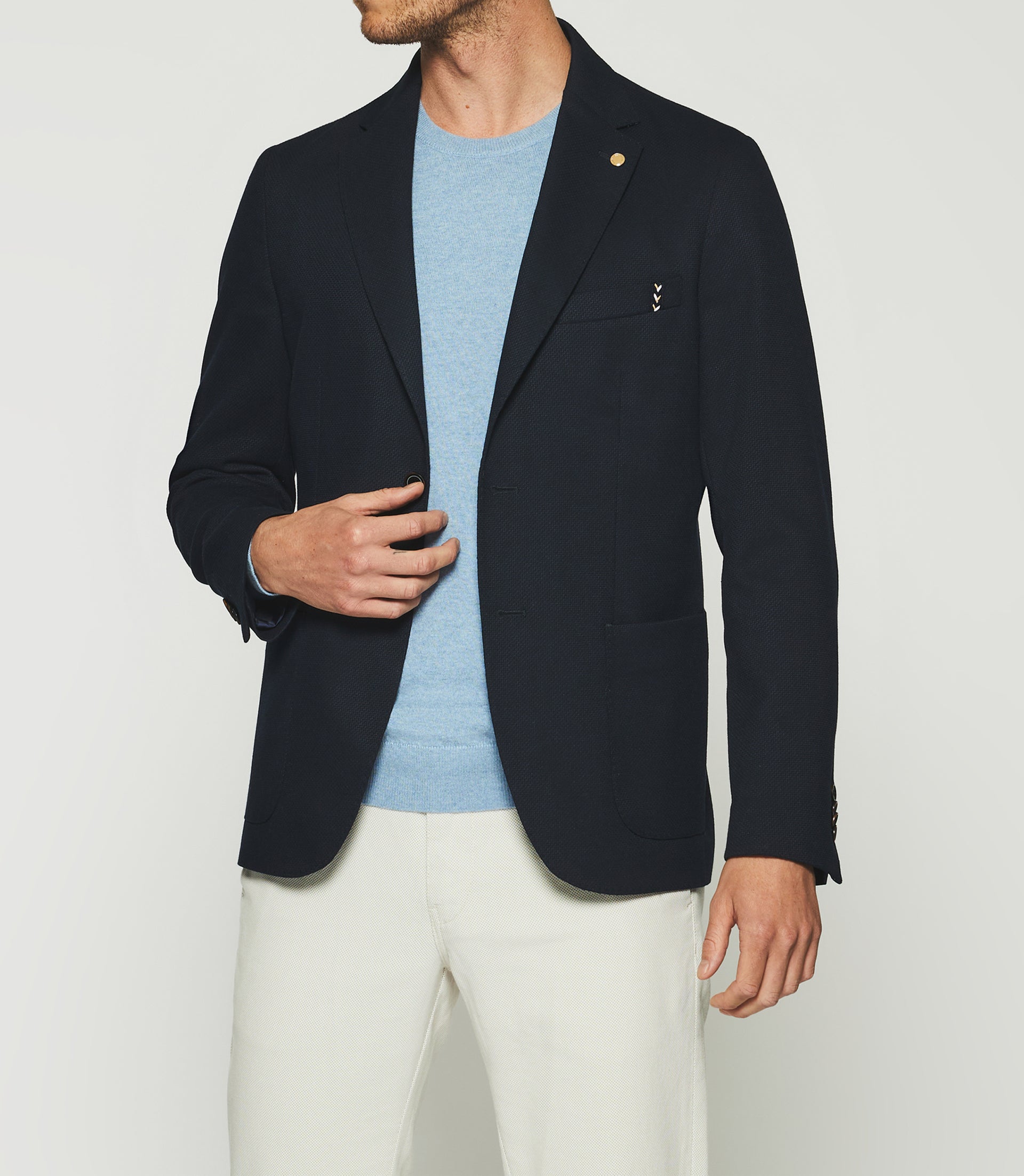 Veste à 2 boutons marine ASTI - IZAC