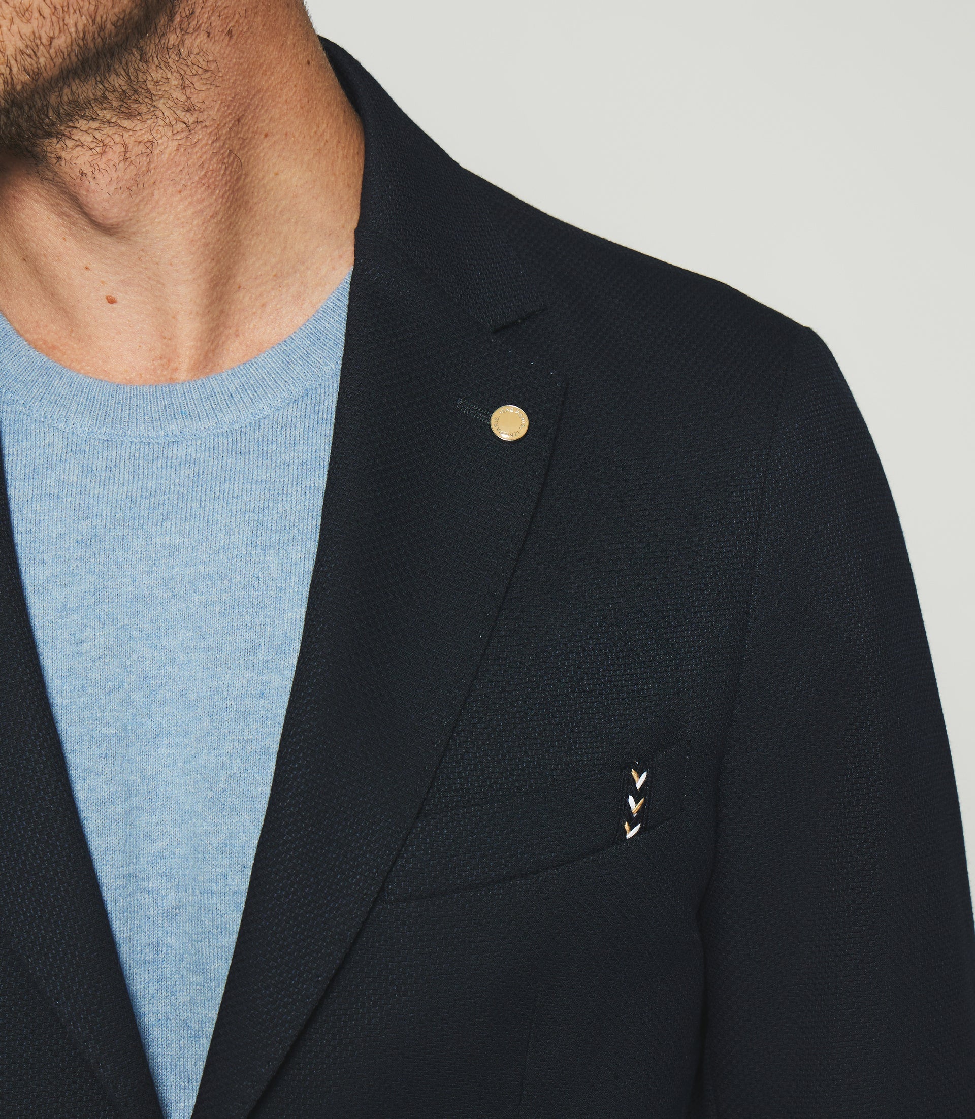Veste à 2 boutons marine ASTI - IZAC