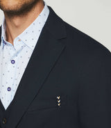 Veste casual 2 boutons marine