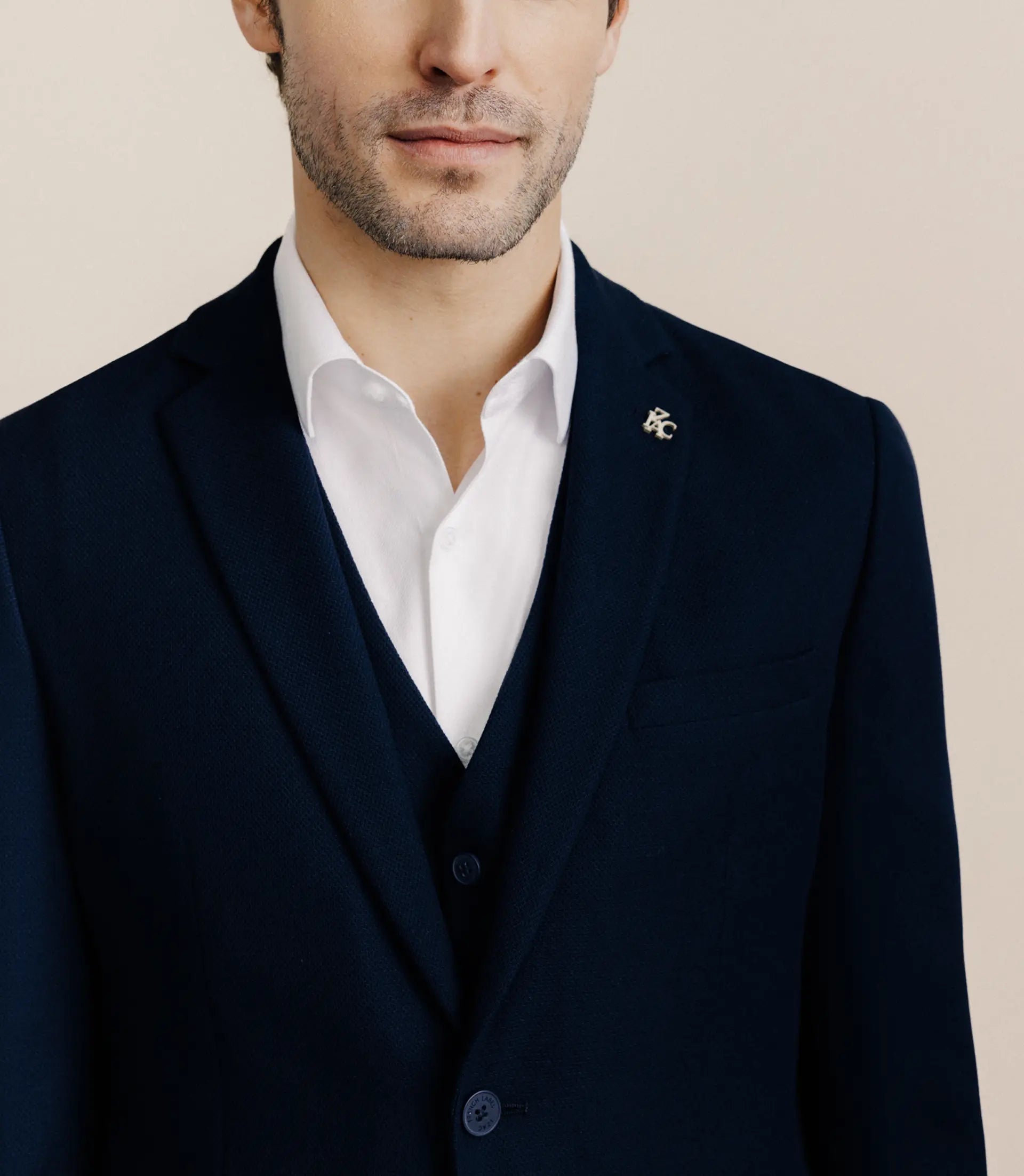 Veste casual armurée marine - IZAC