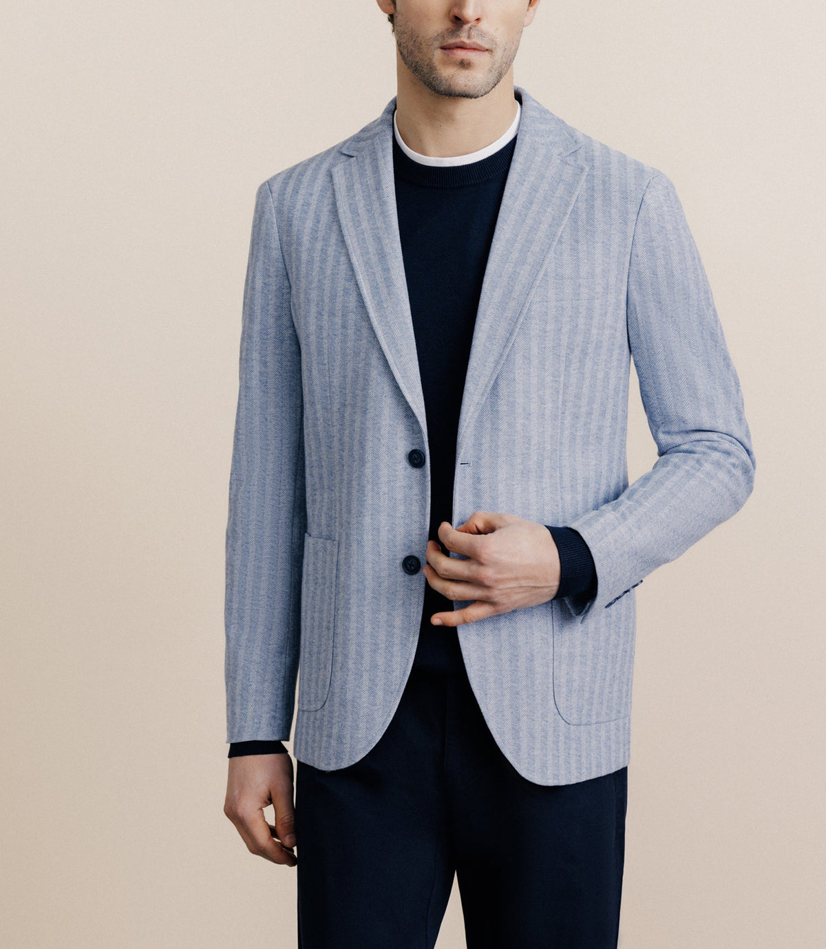 Veste casual bleu ciel - IZAC
