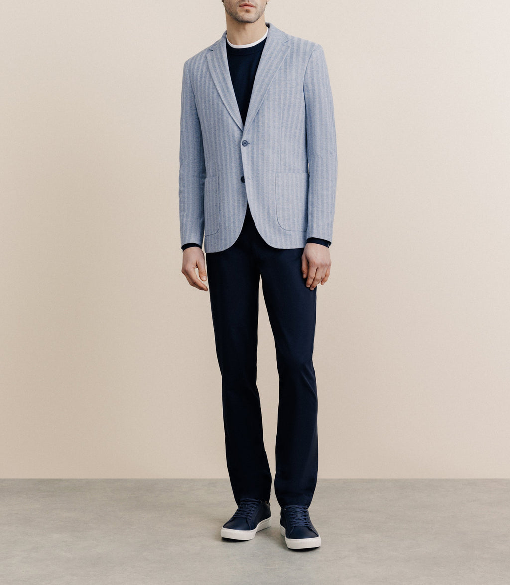 Veste casual bleu ciel - IZAC