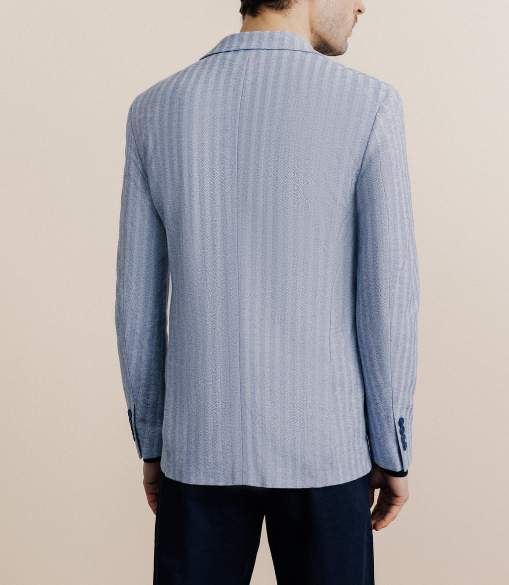 Veste casual bleu ciel - IZAC