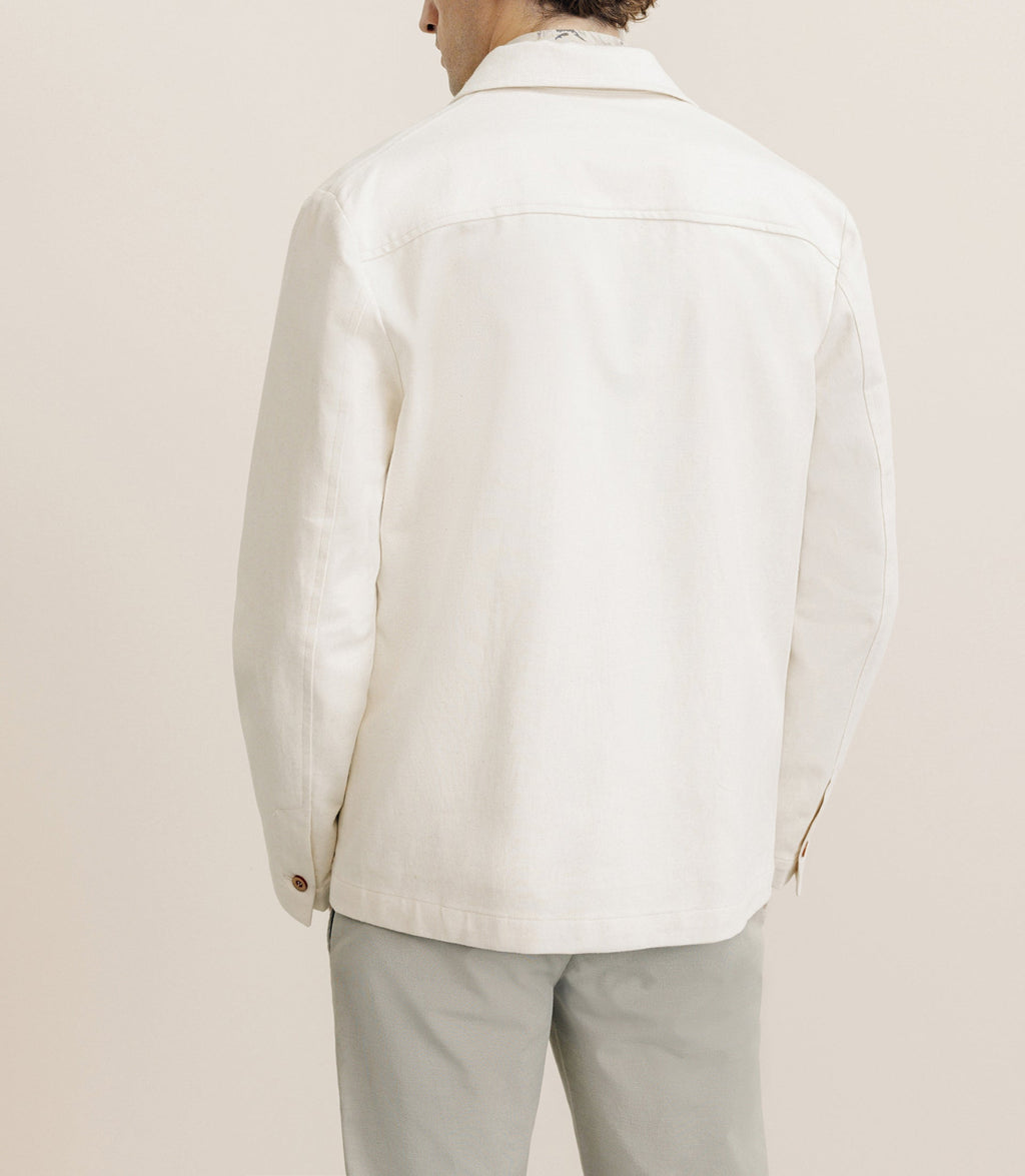Veste col chemise écrue - IZAC