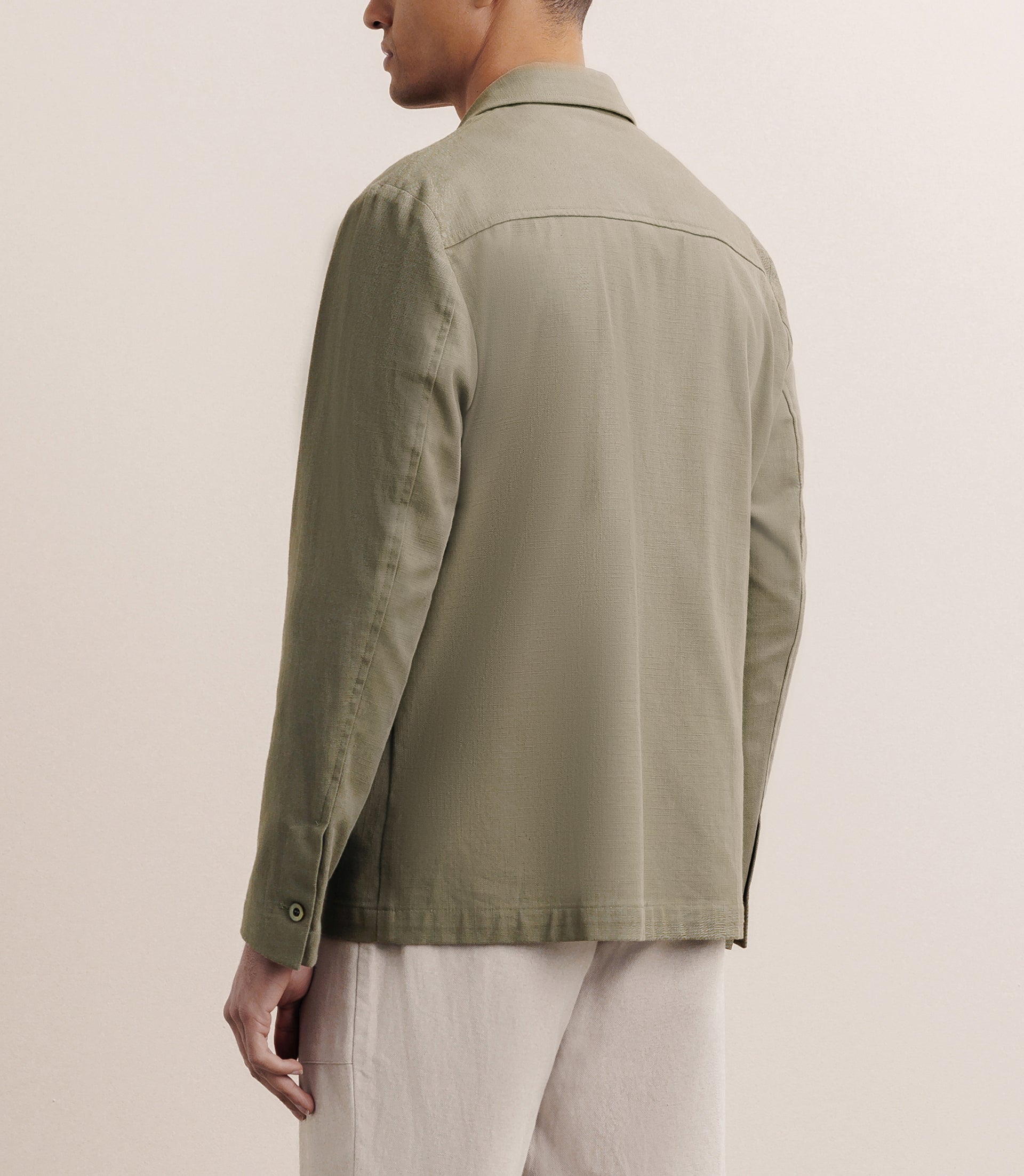 Veste 100% coton kaki - IZAC