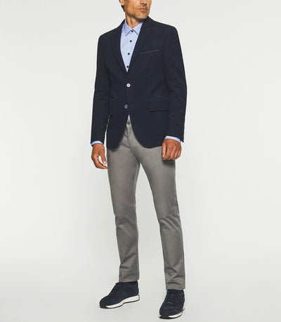 Veste en velours armuré marine DJANGO - IZAC