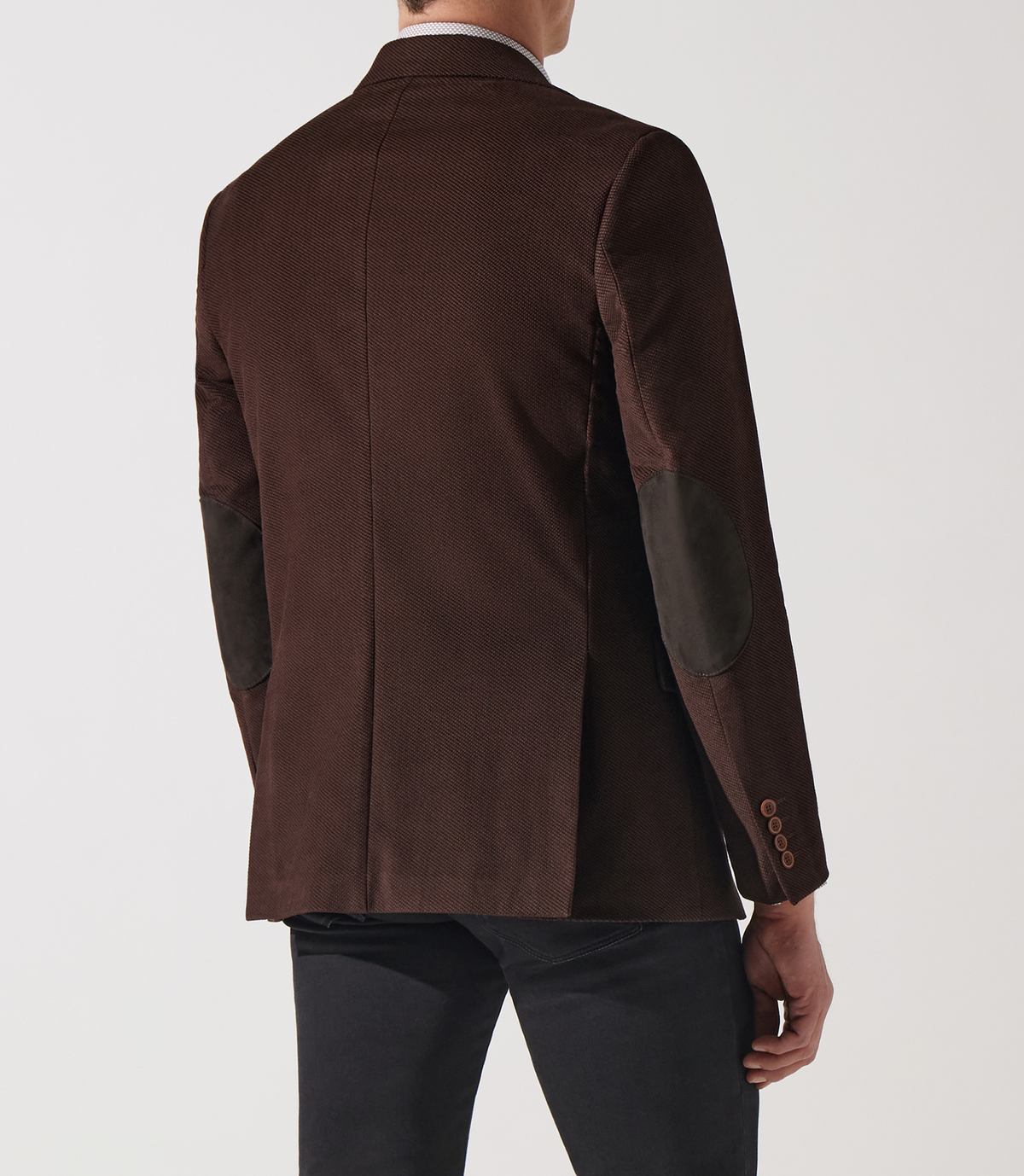 Veste en velours armuré marron DJANGO - IZAC