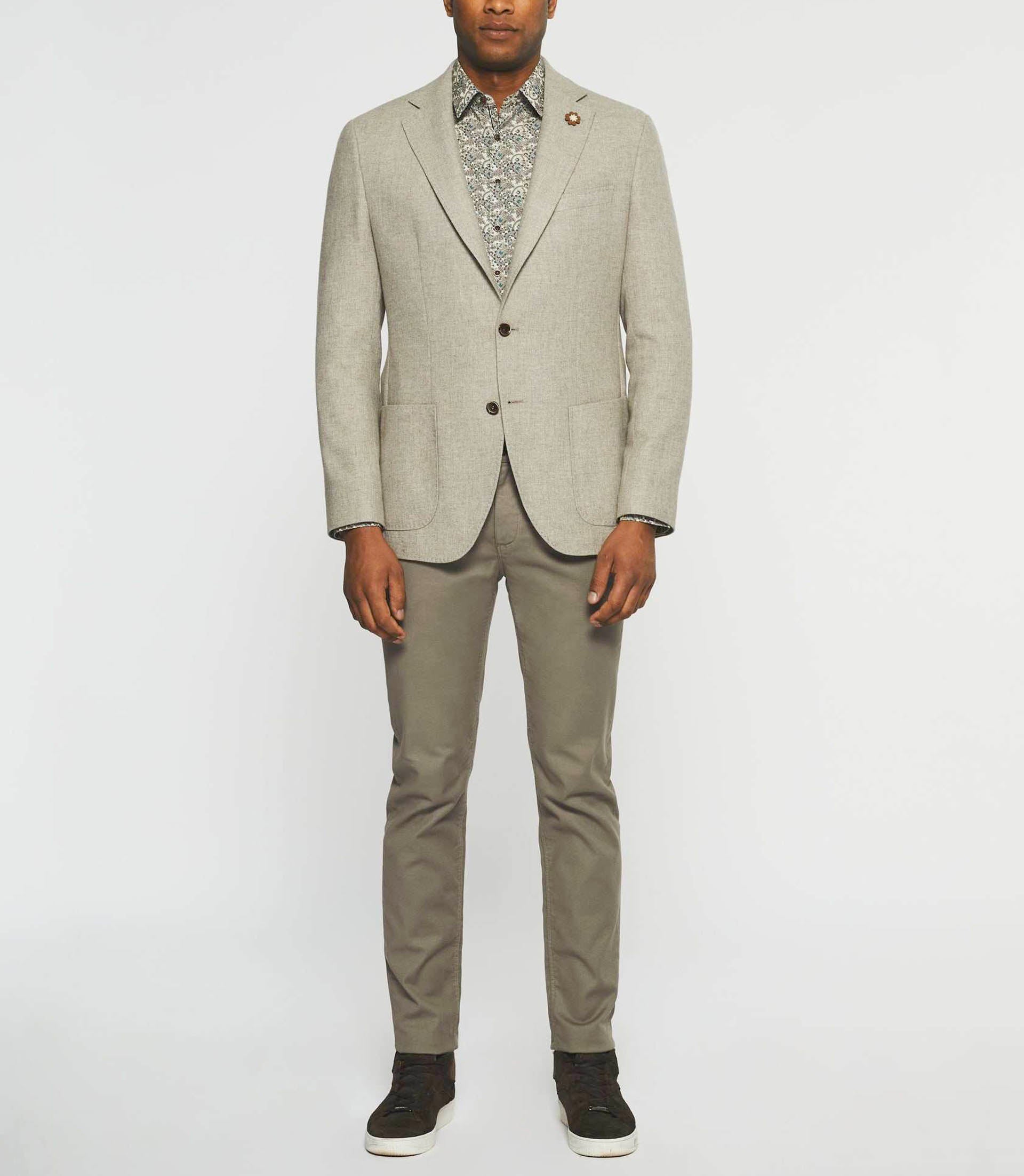 Veste à deux boutons beige DOLCE - IZAC