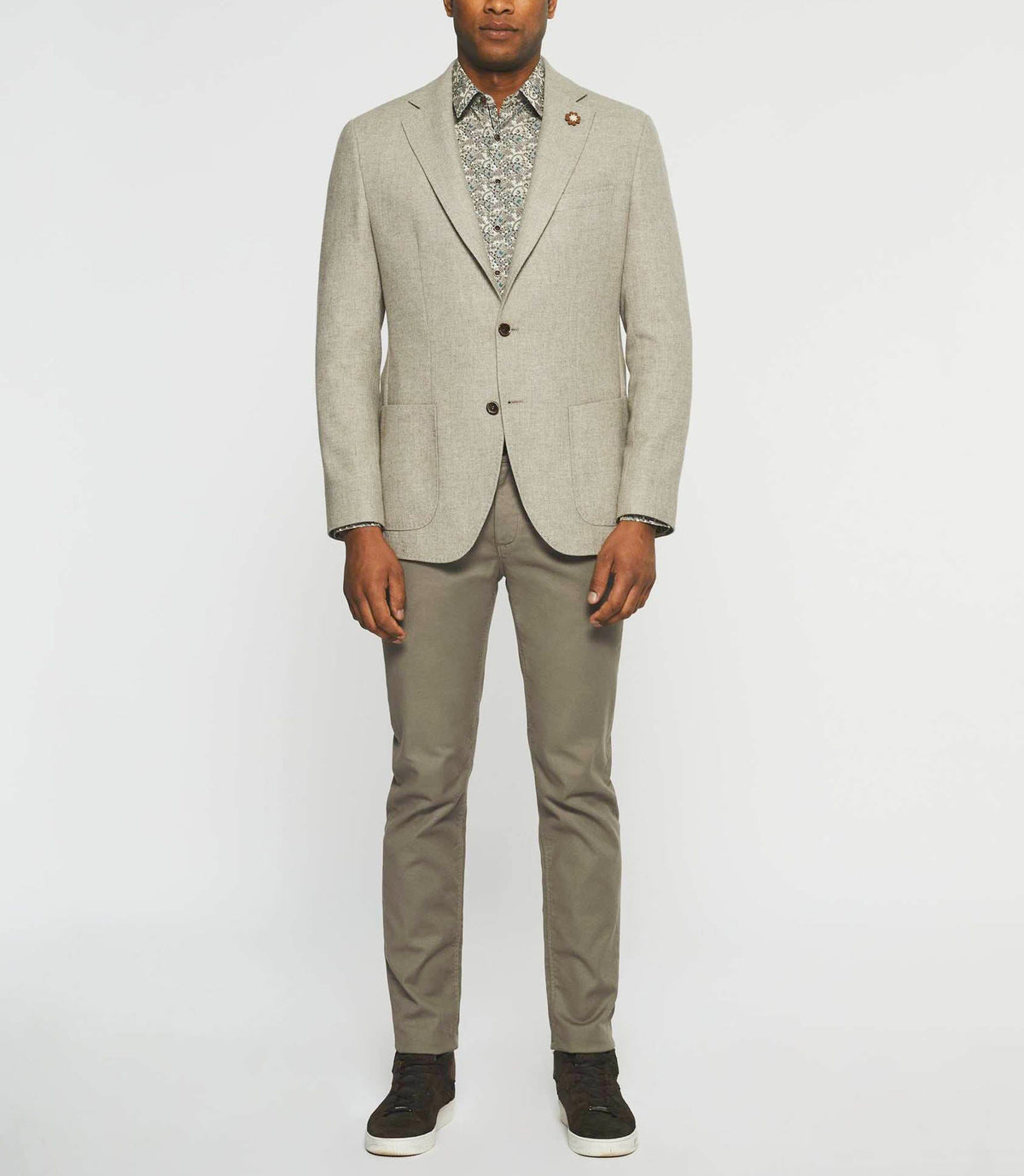 Veste à deux boutons beige DOLCE - IZAC