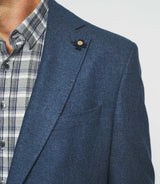 Veste à deux boutons bleu indigo DOLCE - IZAC