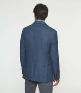 Veste à deux boutons bleu indigo DOLCE - IZAC