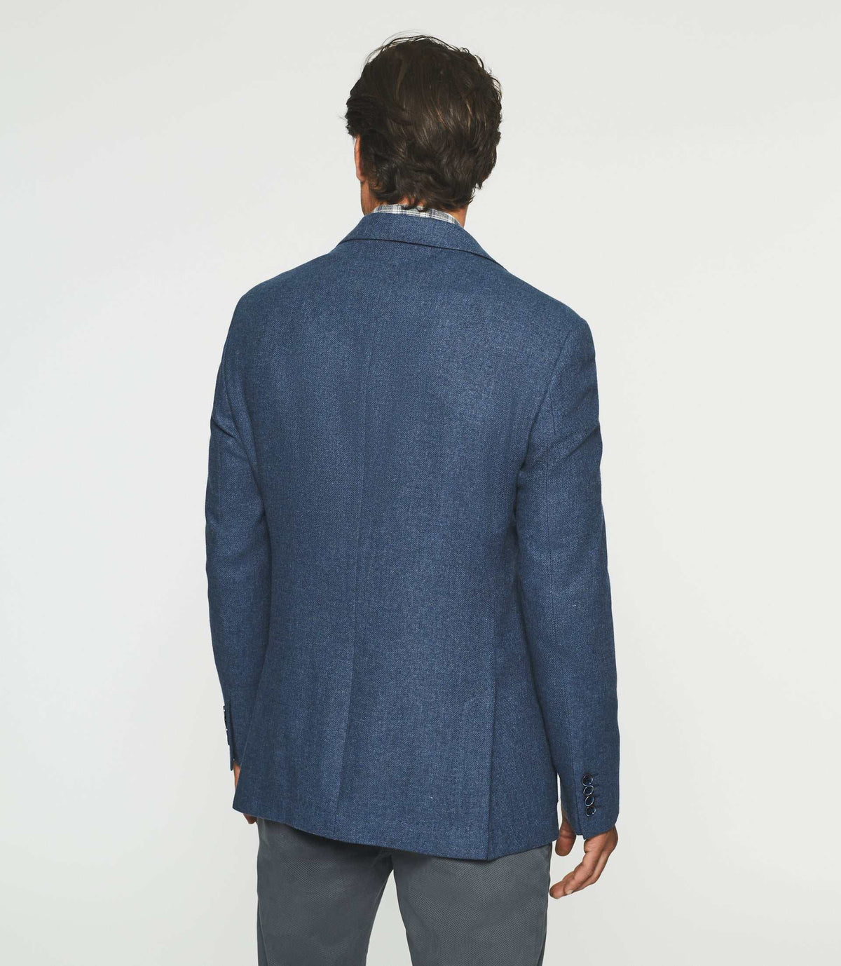Veste à deux boutons bleu indigo DOLCE - IZAC