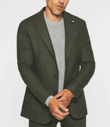 Veste à deux boutons kaki DOLCE - IZAC