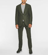 Veste à deux boutons kaki DOLCE - IZAC