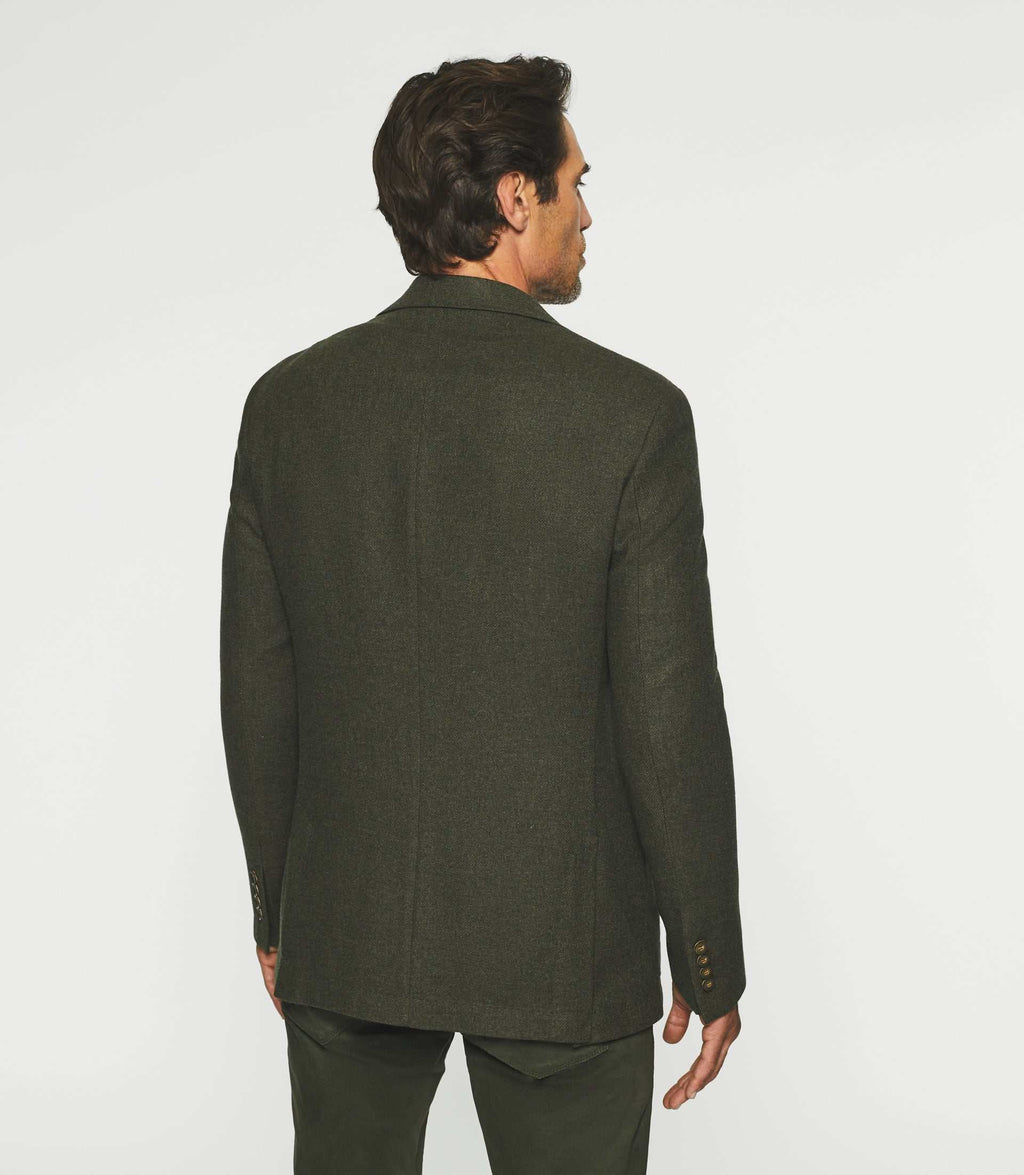 Veste à deux boutons kaki DOLCE - IZAC