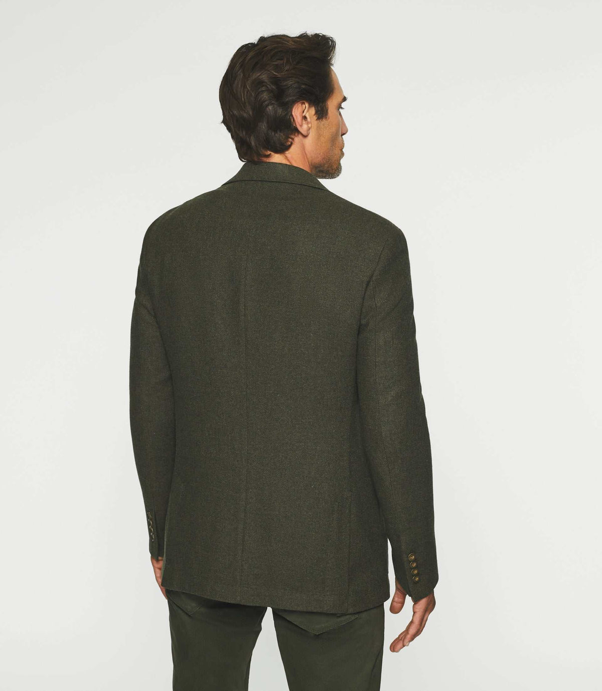 Veste à deux boutons kaki DOLCE - IZAC