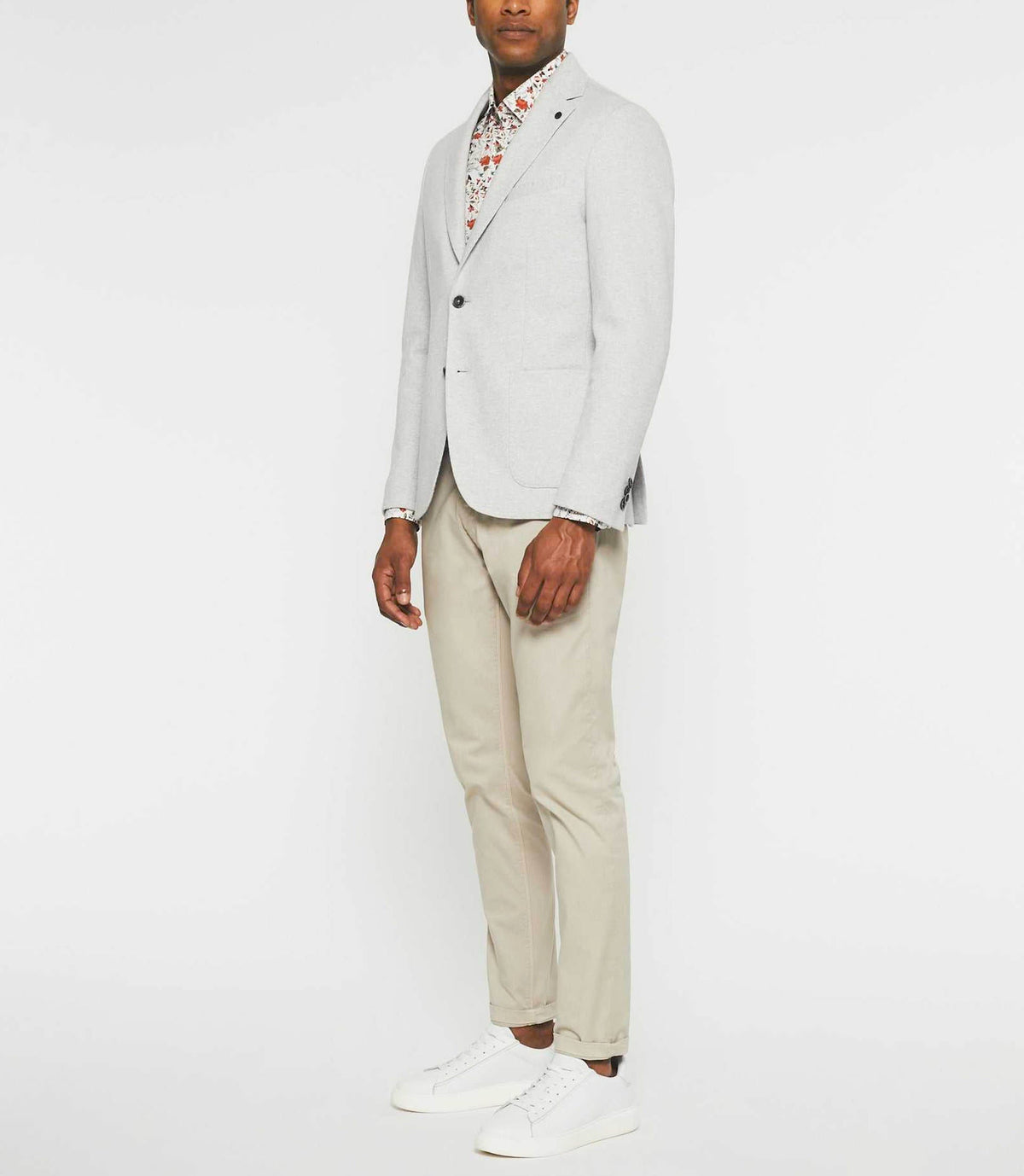 Veste casual deux boutons gris - clair DRIVE - IZAC