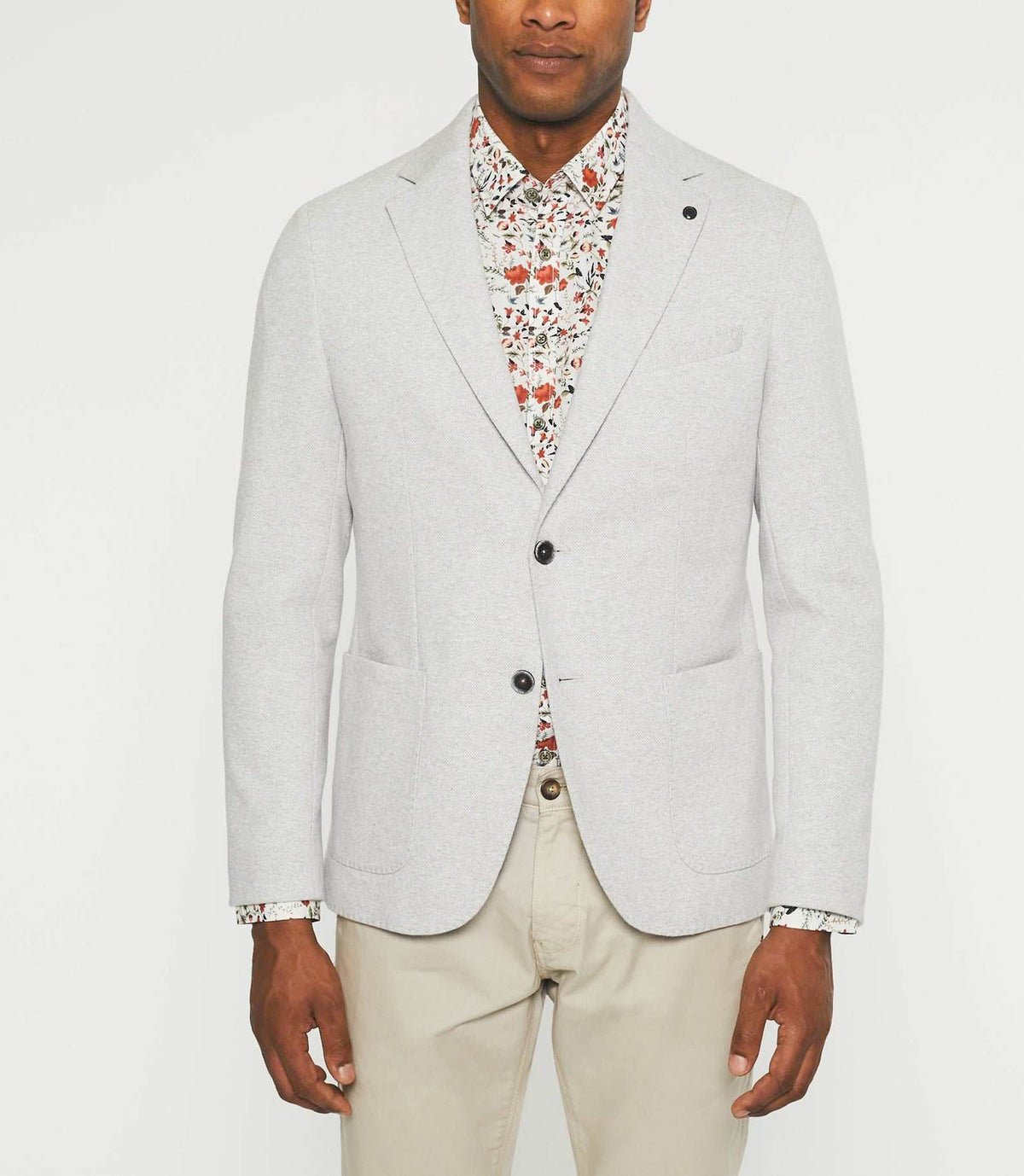 Veste casual deux boutons gris - clair DRIVE - IZAC