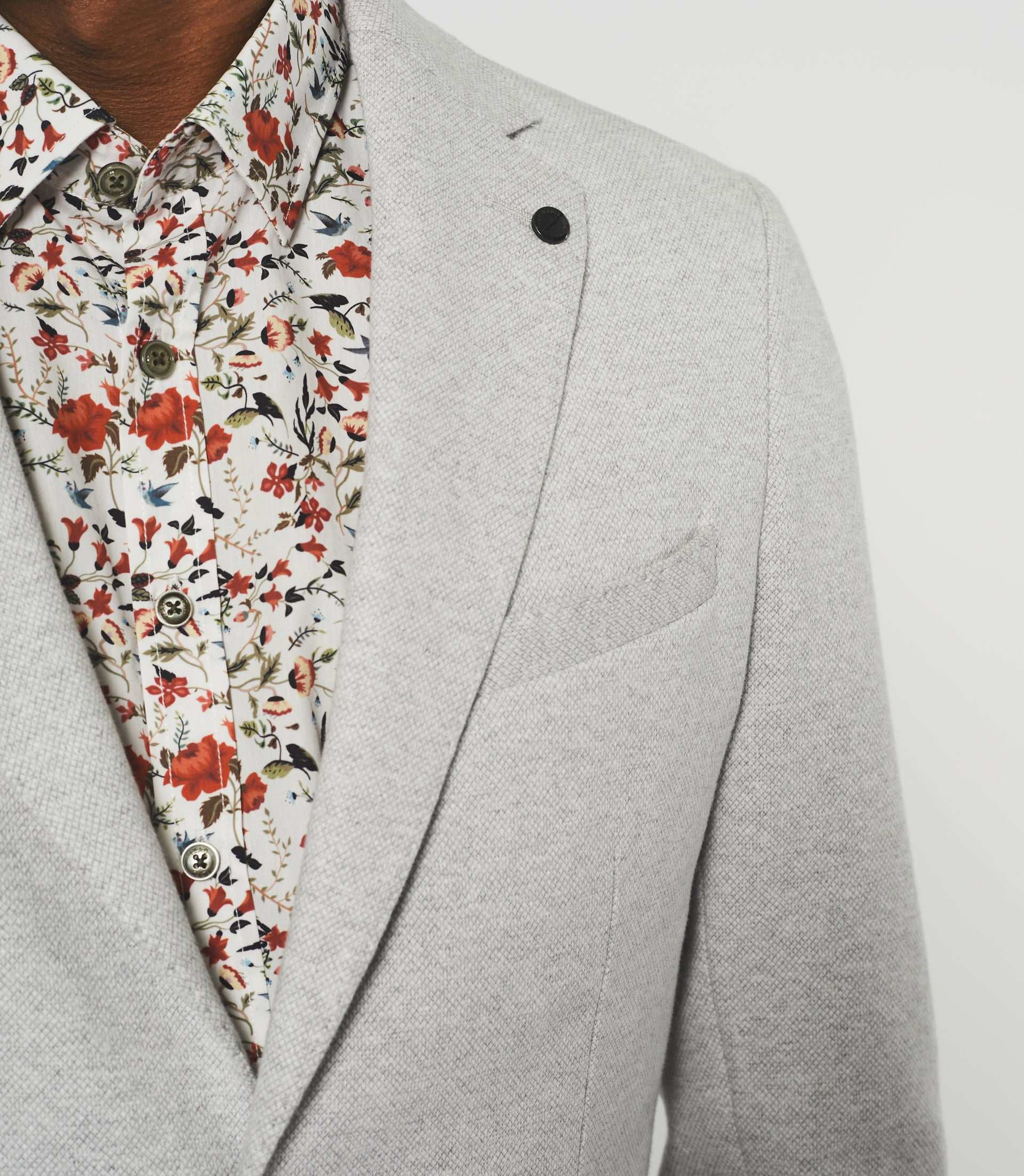 Veste casual deux boutons gris - clair DRIVE - IZAC