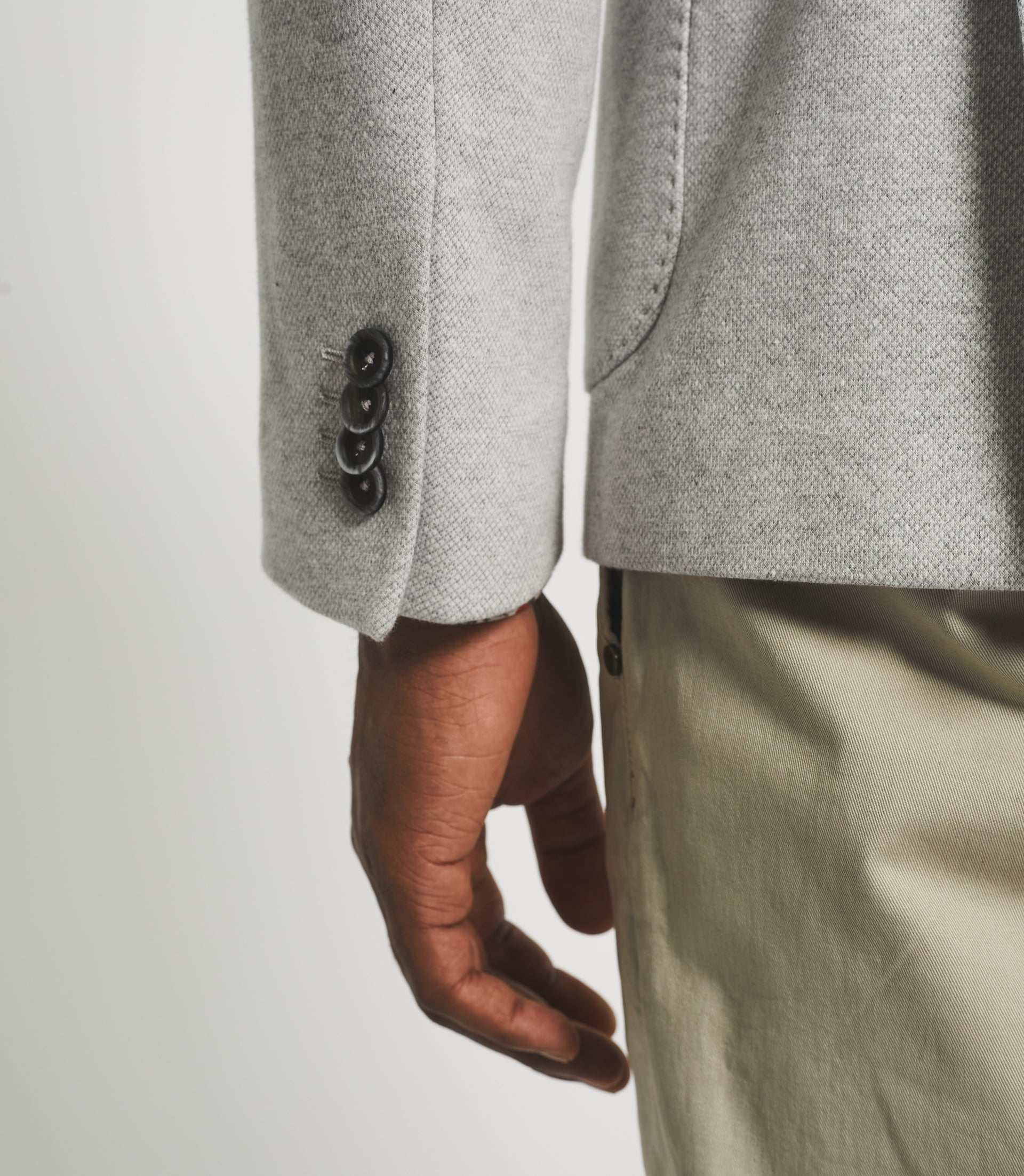 Veste casual deux boutons gris - clair DRIVE - IZAC