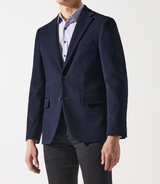 Veste en velours armuré marine - IZAC