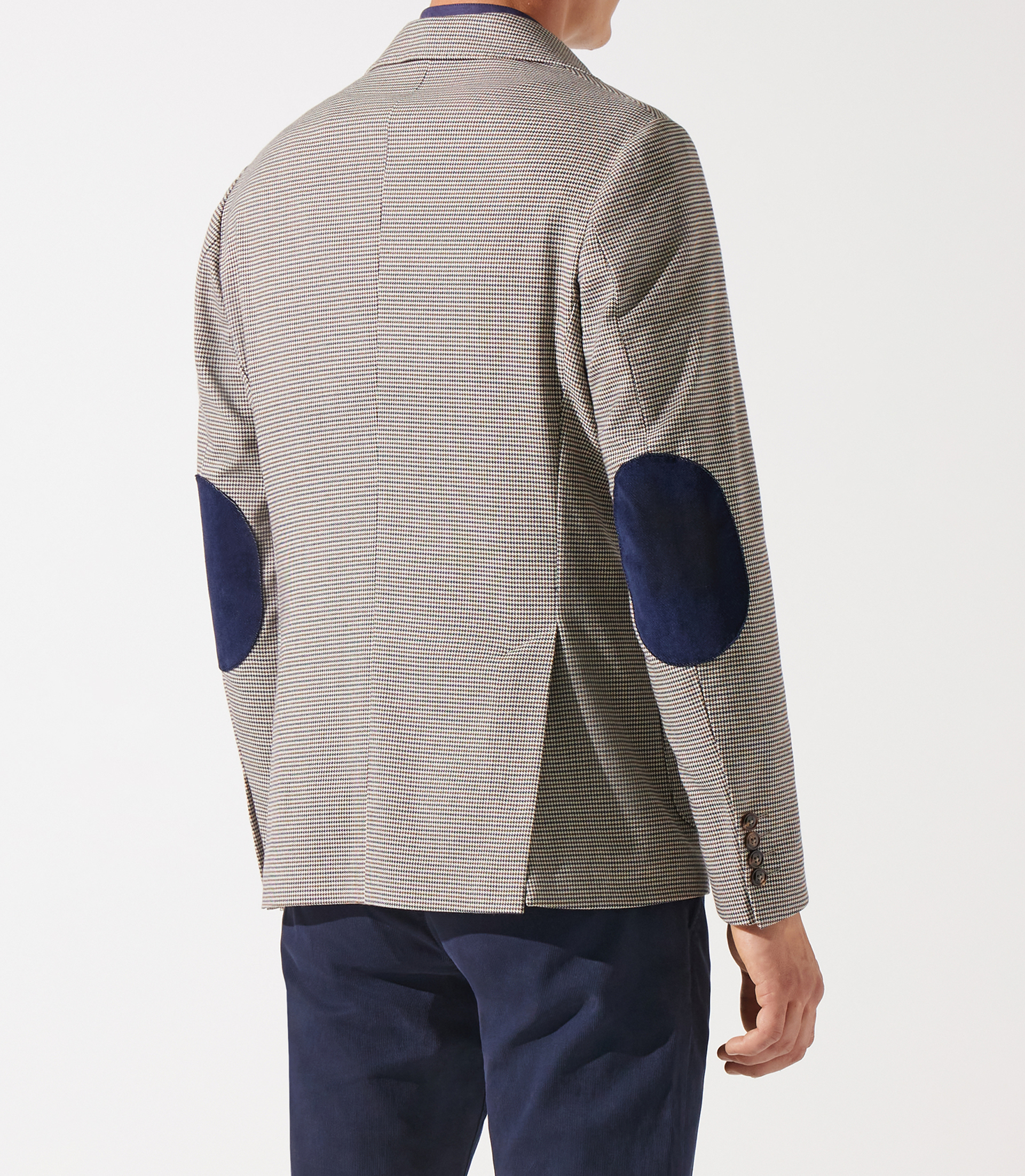 Veste 2 boutons marine marron DESERT - IZAC