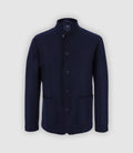 Veste col mao marine - IZAC
